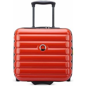 Delsey Paris Shadow 5.0 4-wiel business trolley 38 cm laptopvak met uitbreidingsplooi intensives rot