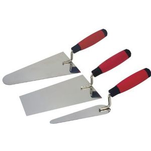 Cogex 48313 metseltroffel, roestvrij staal, handvat van 2 verschillende materialen (3 stuks).