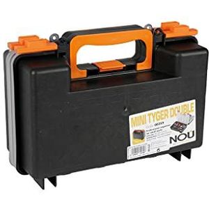 COGEX - Opbergkoffer, opbergdoos - Dubbelzijdig vak - 16 opbergvakken - Afmetingen: 290x200x120mm - Organiseert uw hardware - Praktisch