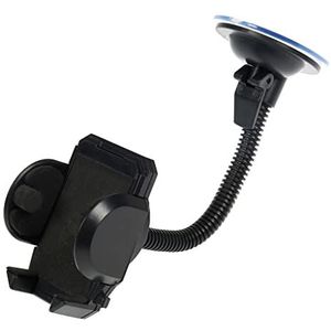 TURBOCAR - Smartphonehouder voor in de auto - Mechanisch - 3 standen - Verstelbaar tot 10 cm breed - Bestand tegen trillingen en schokken - Scharnierende arm en 360° draaibare kop - 2-in-1 bevestiging