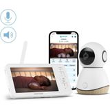 Maxi-Cosi See Pro, camera met app, videobewaking, huilenvertaler, automatische bewegingsdetectie, Ultra HD-video (2K), 5 inch display, Maxi-Cosi Connected Home