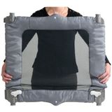 Safety 1st Veiligheidsbarrière voor reizen, traphekje voor reizen, traphekje met drukknop, barrière voor baby's en honden, van 6 maanden tot 2 jaar, donkergrijs (donkergrijs)