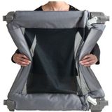 Safety 1st Veiligheidsbarrière voor reizen, traphekje voor reizen, traphekje met drukknop, barrière voor baby's en honden, van 6 maanden tot 2 jaar, donkergrijs (donkergrijs)
