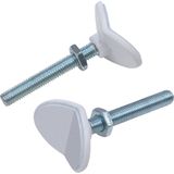 Safety 1st Y-Spindel 2-Pack (alle Metale Traphekjes) - Installatie op ronde balusteropening