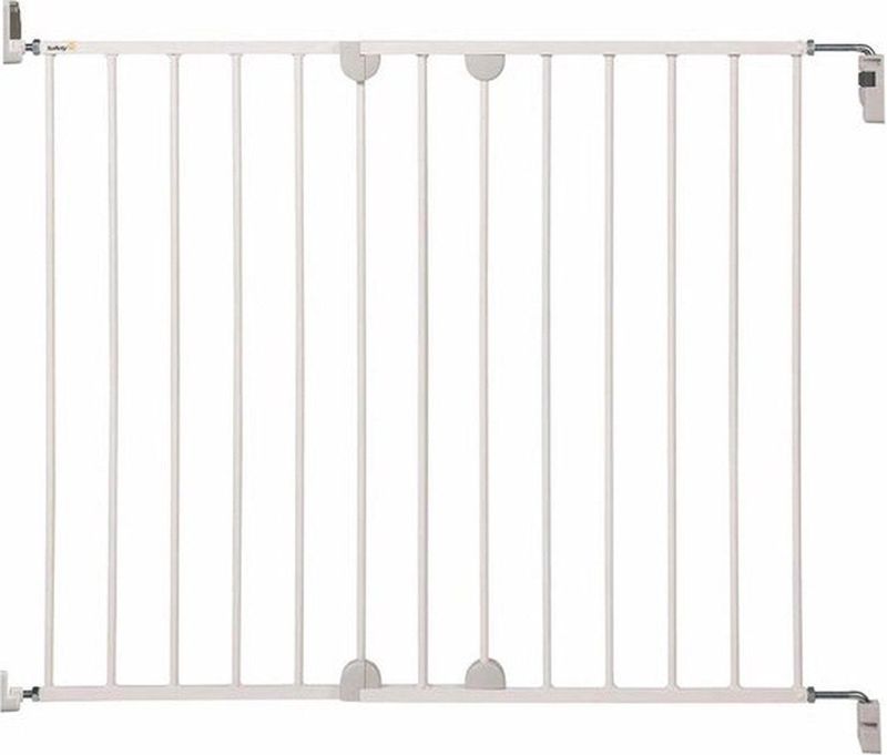 Safety 1st Wall Fix Uitschuifbaar Traphekje - 62 t/m 102 cm - Schroefbevestiging - Metal White