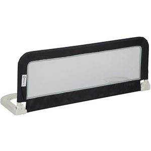 Safety 1st Portable Bed Rail, Bedhekje peuter, 18 maanden - 5 jaar, Bedhekje voor op reis, Mesh, Eenvoudig te plaatsen zonder boren, Automatische vergrendeling, Eenvoudig mee te nemen, Dark Grey