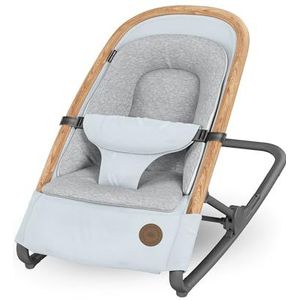 Maxi-Cosi Kori 2-in-1 baby schommelstoel, lichtgewicht wipstoel met comfortabele zitverkleiner, 0 - 9 kg, Essential Grey (lichtgrijs)