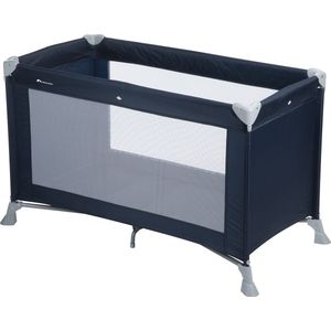 Bebeconfort Soft Dreams, babyreisbed, babybed, met matras, in hoogte verstelbaar, vanaf geboorte tot 3 jaar, tot 15 kg, marineblauw