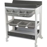 Bebeconfort Dolphy, bad- en verschoningsunit, mobiele 2-in-1-unit, vanaf de geboorte tot 12 maanden, 0-11 kg, Grey Mist