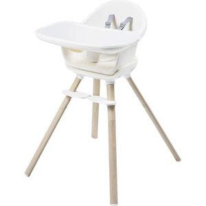Maxi-Cosi Moa 4-in-1 kinderstoel, van 6 maanden tot 5 jaar, 0-22 kg, verstelbare kinderstoel voor baby's, verandert in een zitverhoger, lage kruk en bureau met zitting, Beyond White