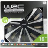 WRC - Wieldoppen - Carbon Look - 16 Inch - 4 Stuks