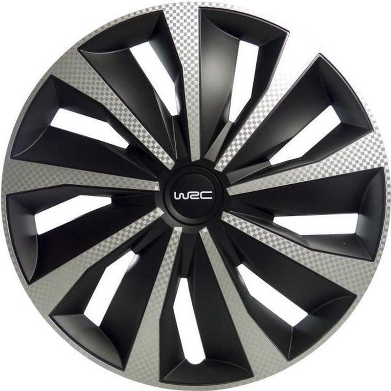 WRC - Wieldoppen - Carbon Look - 16 Inch - 4 Stuks