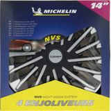 Michelin - Soho - Wieldoppen - Zilvergrijs/Zwart - 14 Inch - 4 Stuks