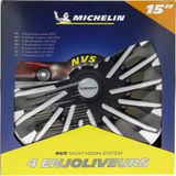 Michelin - Soho - Wieldoppen - Zilvergrijs/Zwart - 15 inch - 4 stuks