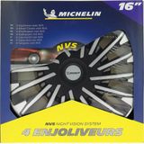 Michelin - Soho - Wieldoppen - Zilvergrijs/Zwart - 16 Inch - 4 Stuks