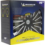 Michelin - Soho - Wieldoppen - Zilvergrijs/Zwart - 16 Inch - 4 Stuks