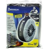 MICHELIN - Set van 4 Velg/Bandenhoezen - Nylon - Zwart