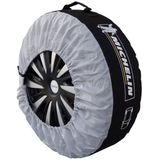 MICHELIN - Set van 4 Velg/Bandenhoezen - Nylon - Zwart