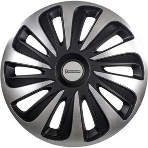 Michelin Wieldoppen 16 inch - zilver/zwart - nvs