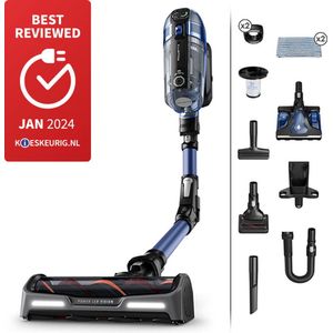 Rowenta X-Force Flex Aqua 14.60 RH99C0WO - Steelstofzuiger draadloos - Dweilfunctie - Krachtige 200 Airwatt - Zakloos