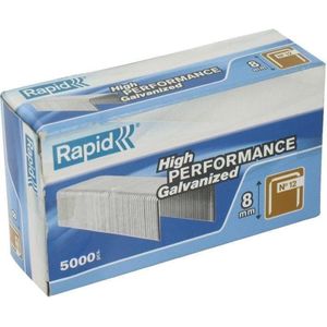 Rapid Nr. 12 vlakdraadnieten 8 mm, 5.000 stuks - 40100518 - 40100518
