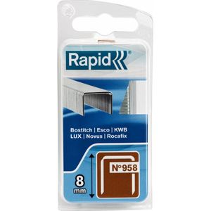 Rapid Nr. 958 dundraadnieten 8 mm, 2.000 stuks - 40109542 - 40109542