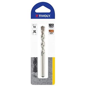 1 Pro Betonbohrer ø 12 mm – Hartmetalleinsatz – Zylindrischer Schaft - Tivoly
