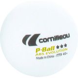 Cornilleau tafeltennisballen P-ball *** wit 3 st.