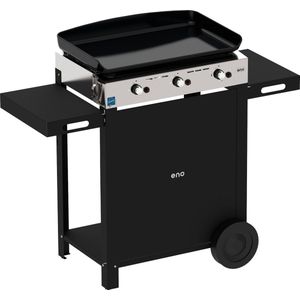 ENO INITIAL 65 GASBARBECUE - PLANCHA + ROLTAFEL - BAKPLAAT - LEVENSLANGE GARANTIE - 3 BRANDERS