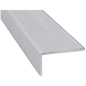 Vierkante buis van aluminium, ruw, 25 x 25 x 1,5 – 2 m