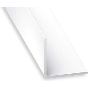 CQFD Hoek, PVC, wit, 70 x 70 mm, 1 m