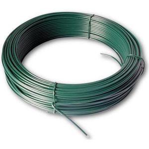 Chapuis FIT50 spandraad - kunststof gecoat staal - buitendiameter 2,7 mm - lengte 50 m - groen