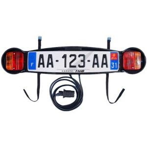 mottez fietsendrager bordje zwart