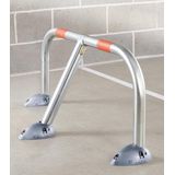 Parkeersysteem - Neerklapbaar - Rood - Rubber - Automatische Vergrendeling