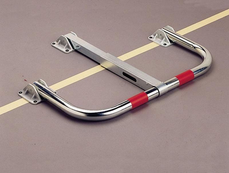 Parkeersysteem - Neerklapbaar - Rood - Rubber - Automatische Vergrendeling