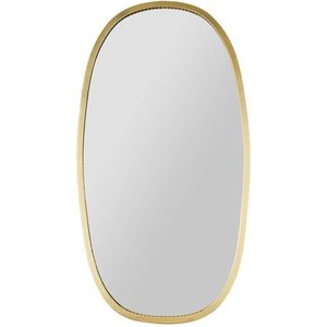 Wandspiegel Ovide - Goud - Metaal - Ovaal - 29 x 53 cm - Wanddecoratie