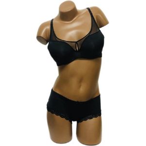 Lingerie set - vrouwen - zwart - BH maat 70C + slip maat 32 - VALENTIJN CADEAUTJE VOOR HAAR JE GELIEFDE