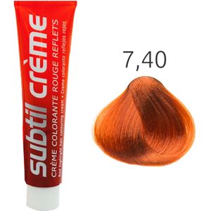 Subtil - Color - Crème Rouge Reflets - 7.40 Blond Koper Intensief - 60 ml