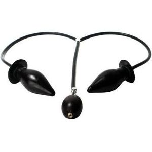 Dubbele Opblaasbare Anaal Plug