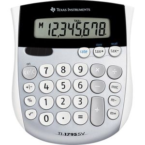 Texas Instruments - TI-1795SV - Calculator - Zwart - LCD - 8 Cijfers