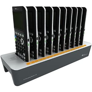 TI-84 Plus CE-T - Laadstation - Voor Tien Rekenmachines - Praktische Opslag