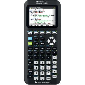 Texas Instruments TI-84 Plus CE-T Python Grafische Rekenmachin - Zwart - Texas-Instruments