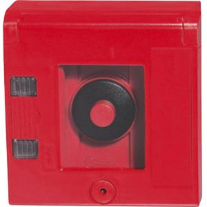 Legrand, Veiligheidskast (rood) IP 44 - IK 07 met knop en led-lichtmelder, 038024