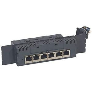 Legrand - Ethernet-Switch - Celianen-inbouw - 10/100 Mbit - 6 RJ45-poorten