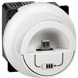 Legrand, Stopcontacten, CELIANE Dubbele USB-aansluiting 5V 1500mA (067462)