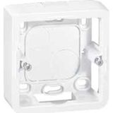 Legrand - Mosaic - Installatiedoos - Wit - Deksel met Twee Uitsparingen