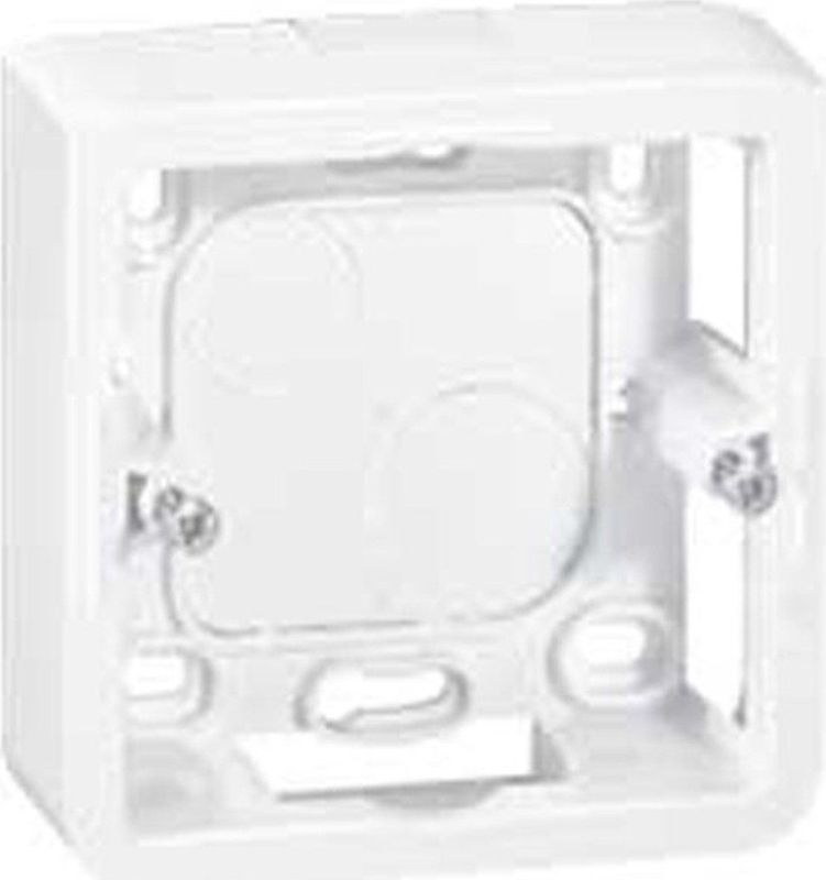 Legrand - Mosaic - Installatiedoos - Wit - Deksel met Twee Uitsparingen