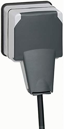 Legrand - Plexo 090465 - Waterdicht Stopcontact - Grijs - 2P+T - 16 A - 250 V - IP66