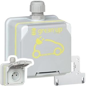 Legrand 090471 Green'up Access opbouwstopcontact, waterdicht, voor elektrische voertuigen, modi 1 of 2, IP66, IK08, 16 A, 230 V