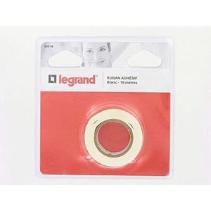 Legrand, PVC-isolatietape, markering van leidingen/aansluitingen, 15 mm x 10 m, wit, 093090